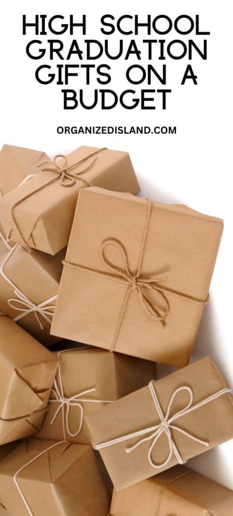 Gift packages in brown paper.