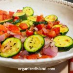 Sauteed zucchini and tomatoes