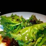 Balsamic Vinaigrette Dressing on lettuce