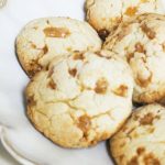 Cake mix cookies with toffee