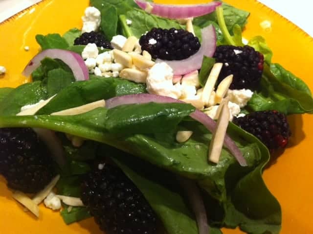 Spinach & Blackberry Salad