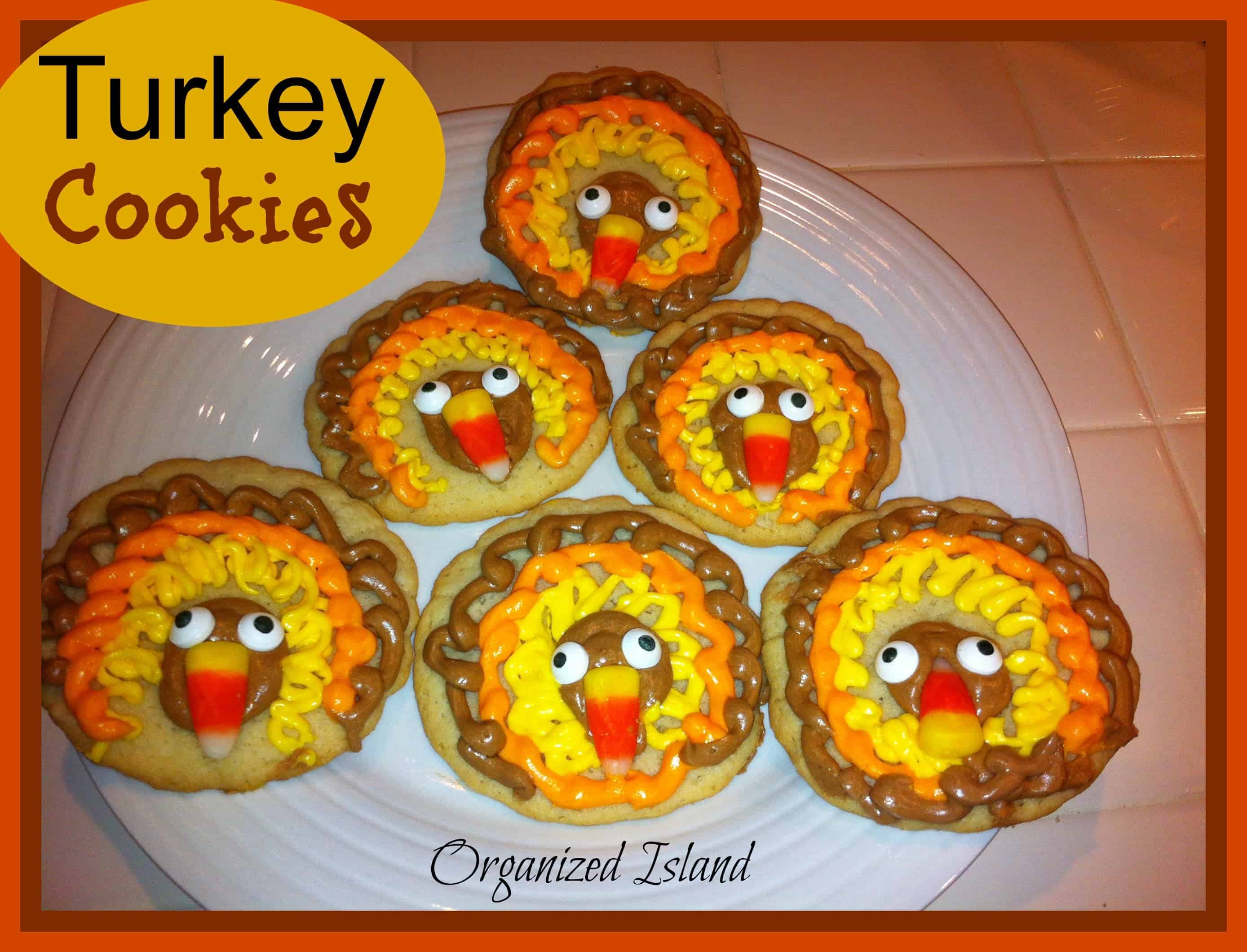 Thanksgiving Turkey Cookies