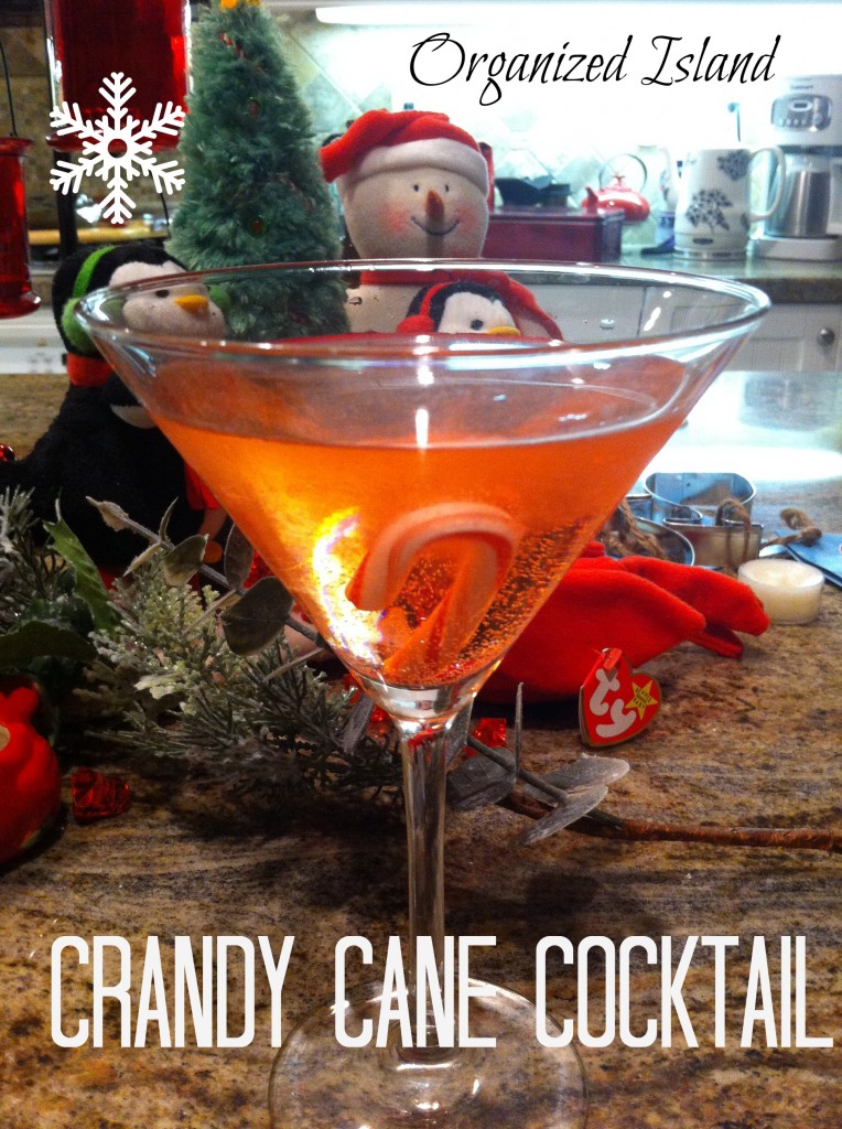 Crandy Cane Cocktail, holiday beverages