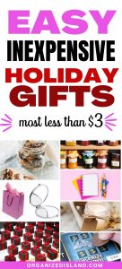 Inexpensive Holiday Gifts