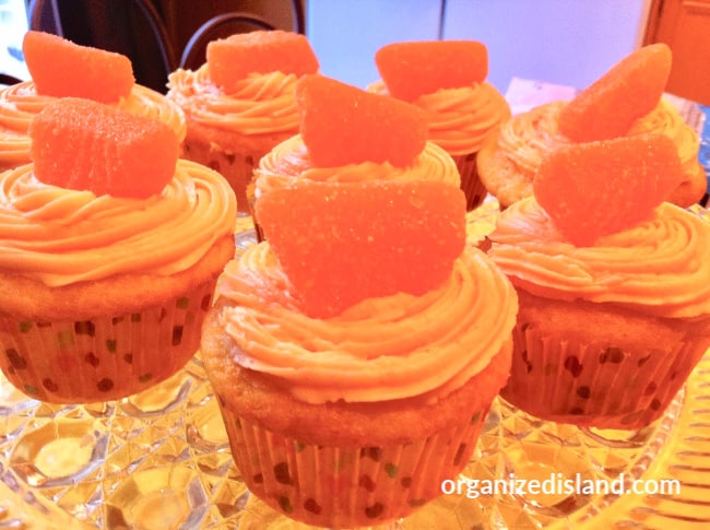 Orange Creamsicle cupcakes