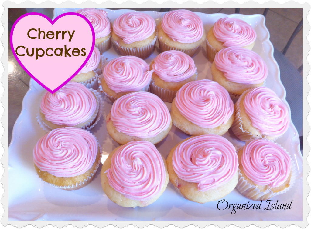 Cherry, cupcakes, flavored cupcakes, pink cupcakes