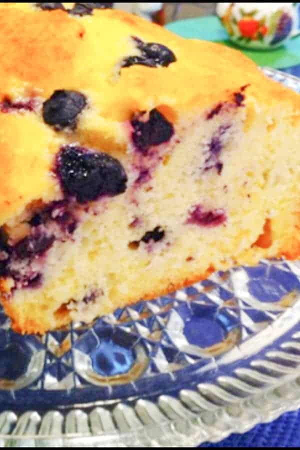 Lemon Blueberry pound cake