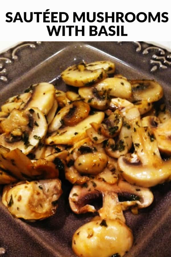 Sauteed mushrooms with herbs