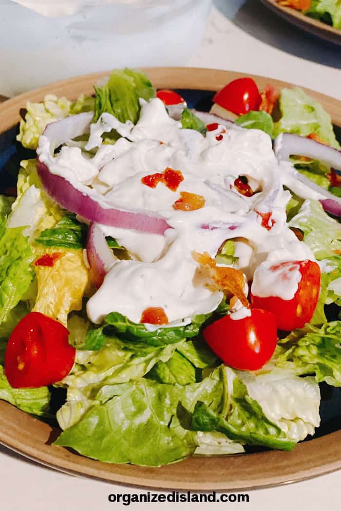 Steakhouse Blue Cheese Dressing.