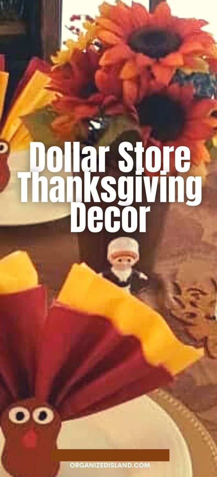 Dollar Store Thanksgiving Decor