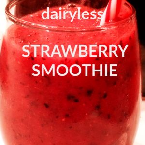 Blueberry strawberry smoothie