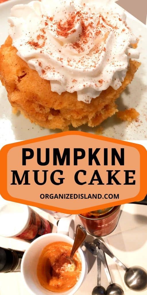 Pumpkin Mug Cake