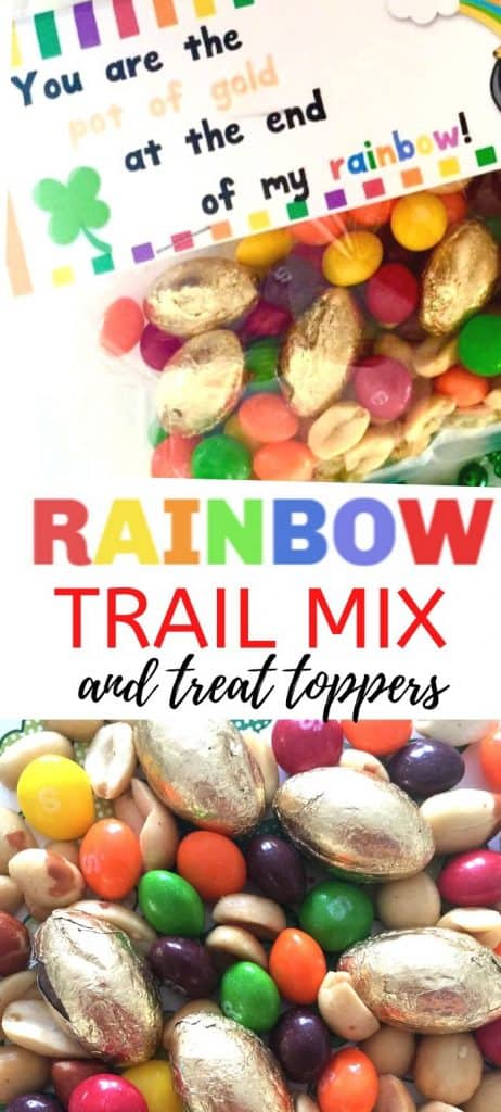 Rainbow Treat Bags Trail Mix
