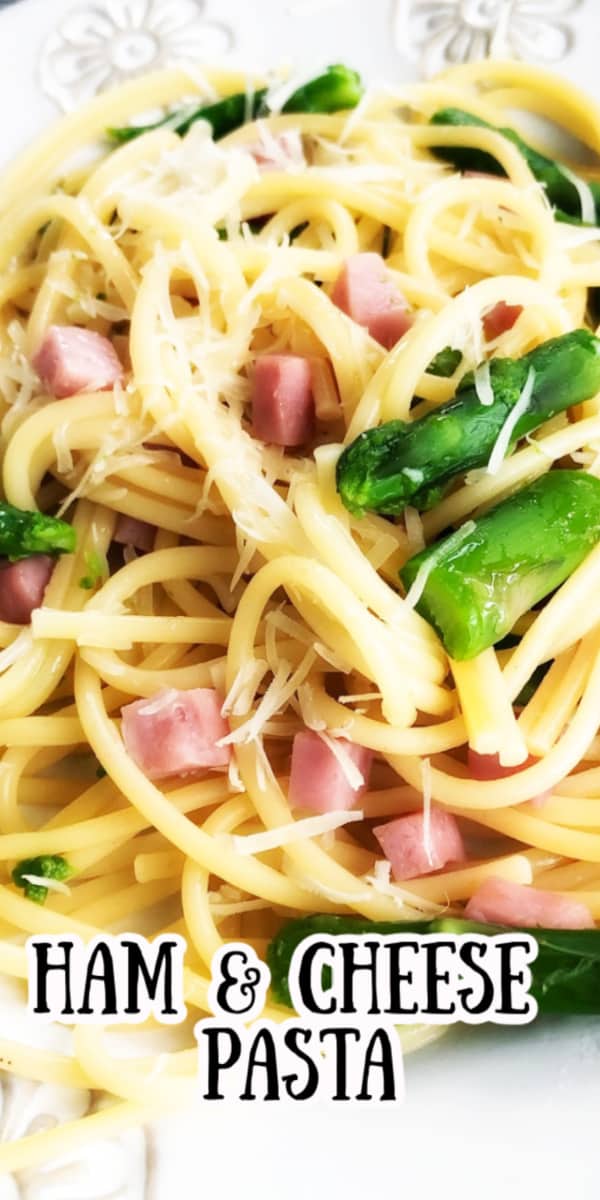 ham with pasta and cheese