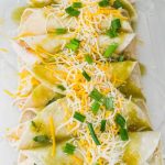 Chili Verde Enchiladas