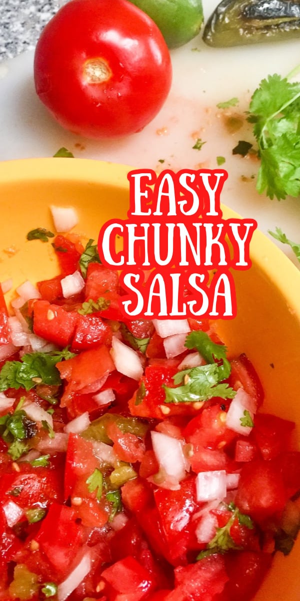 easy chunky salsa recipe