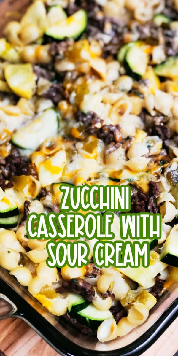 Zucchini Casserole with Sour Cream
