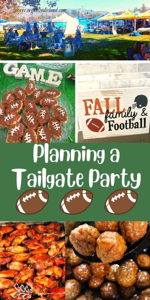 Planning a Tailgate Party - Organized Island