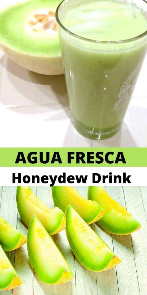 Honeydew Drink in glass