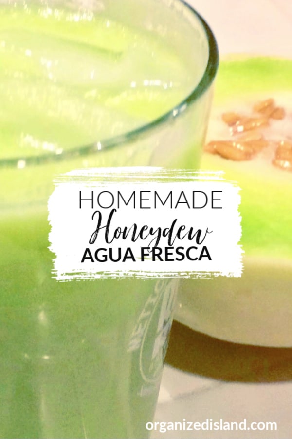 Homemade Honeydew Agua Fresca Recipe