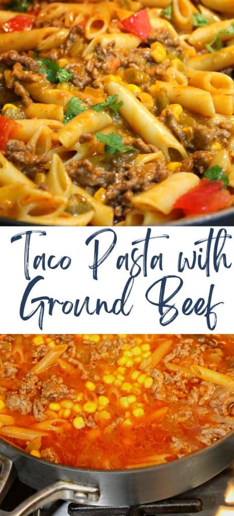 Penne Pasta with Ground Beef