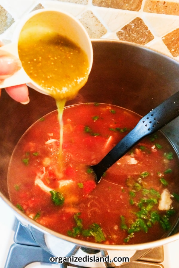 green chili soup