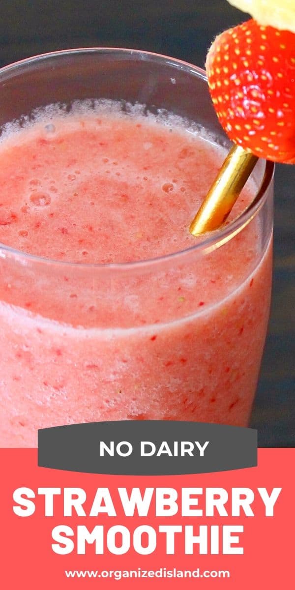 Easy Healthy Strawberry and pineapple smoothie 