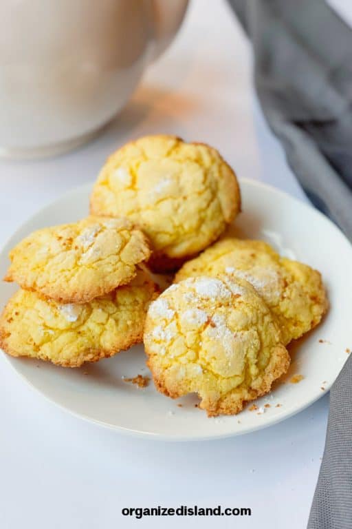 Cake Mix Lemon Cookies Organized Island