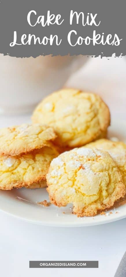 Cake Mix Lemon Cookies Organized Island