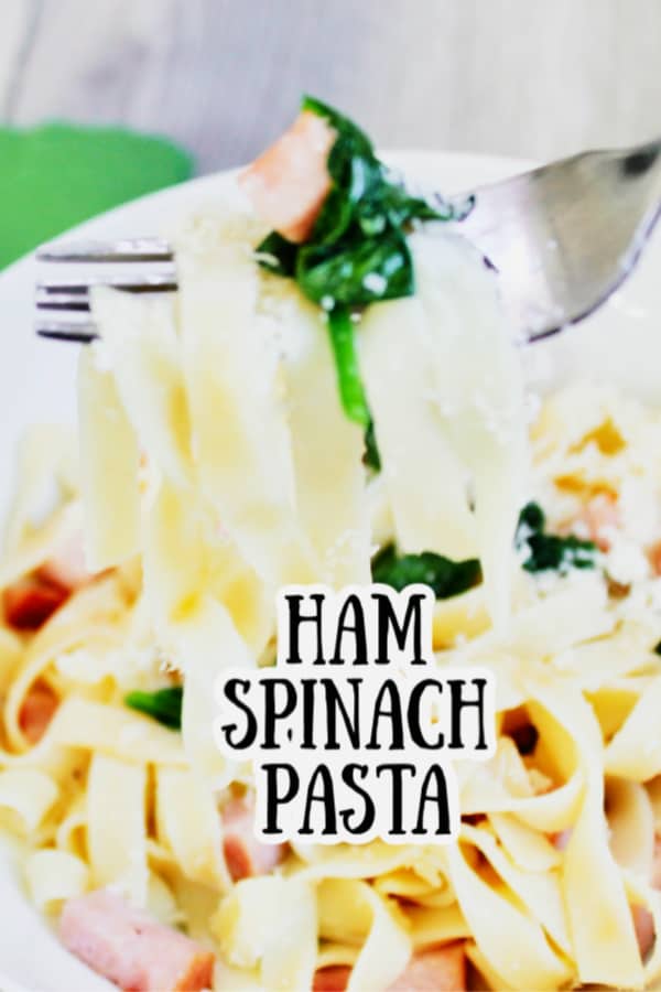 Ham Spinach Pasta