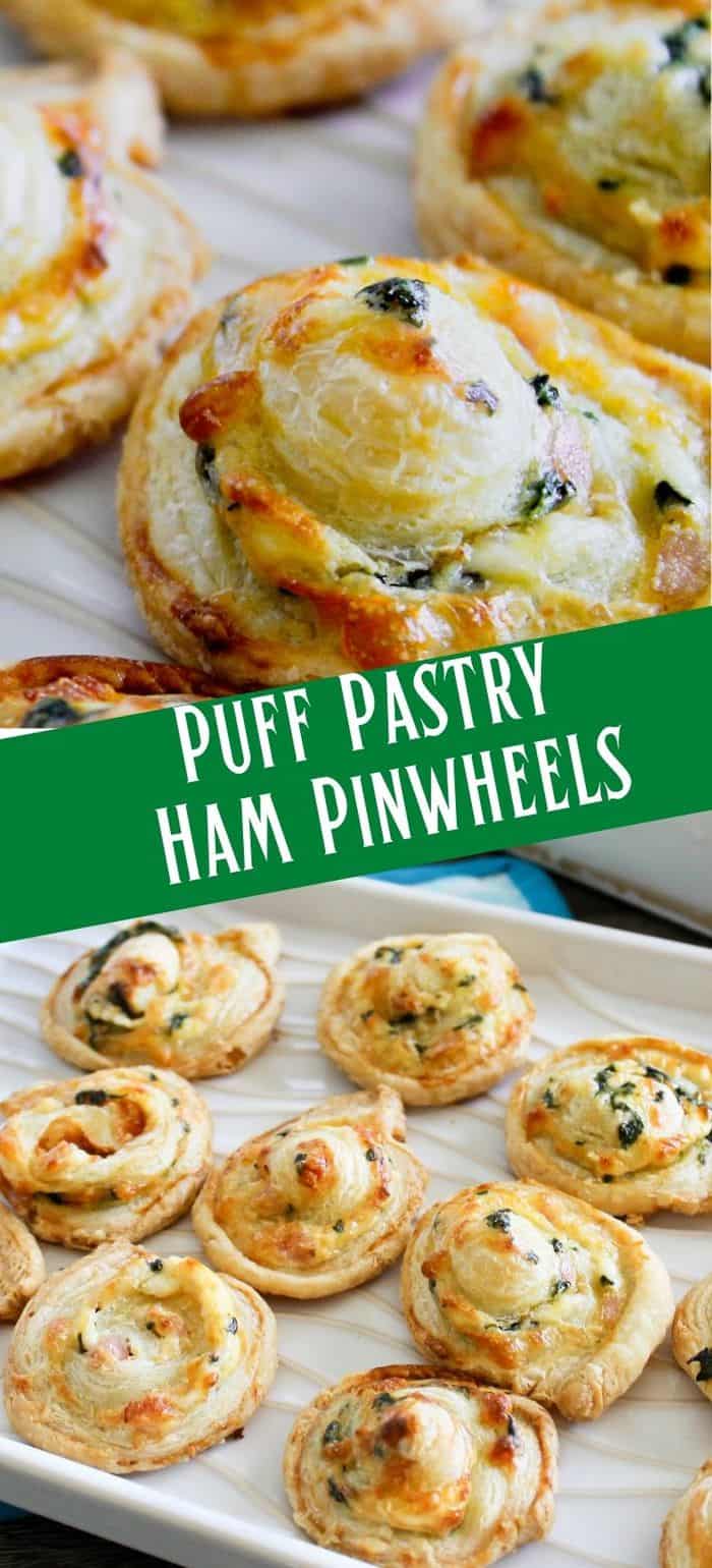 Puff Pastry Ham Pinwheels 