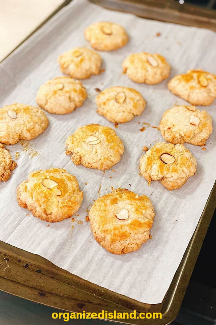 Homemade Almond cookies