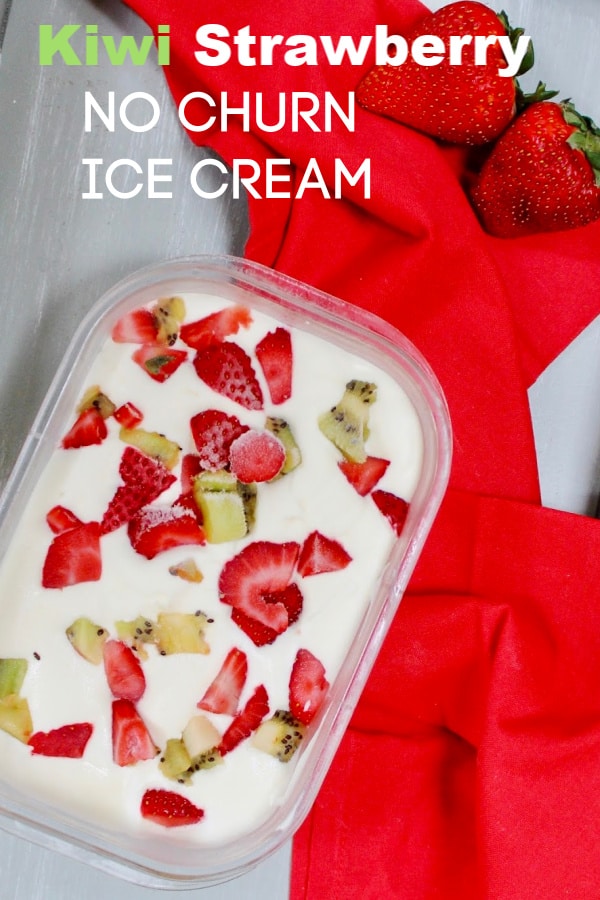Kiwi Strawberry Ice Cream