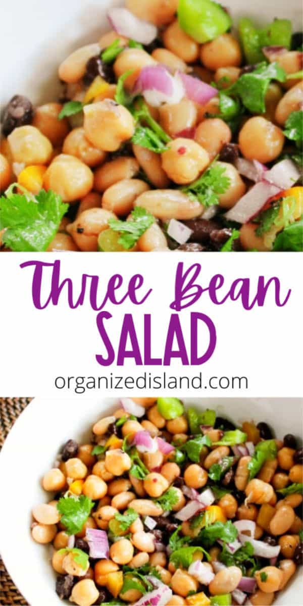 Updated Three Bean Salad Recipe - Organized Island