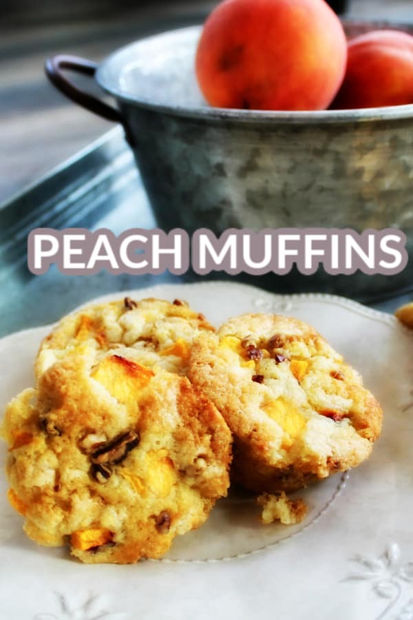 Easy Peach Muffins