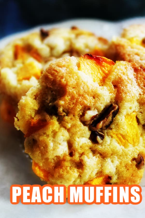 Fruit Muffin Recipe Peaches