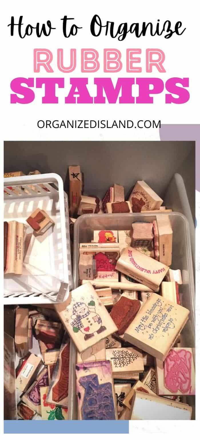 How To Organize Rubber Stamps