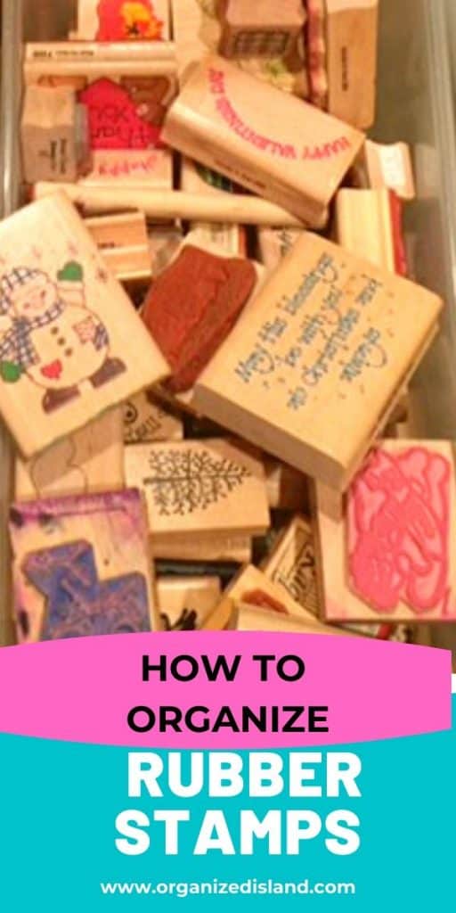 ORGANIZE RUBBER STAMPS