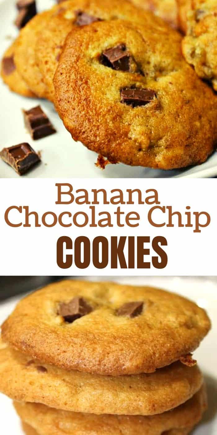 Best Banana Chocolate Chip cookies