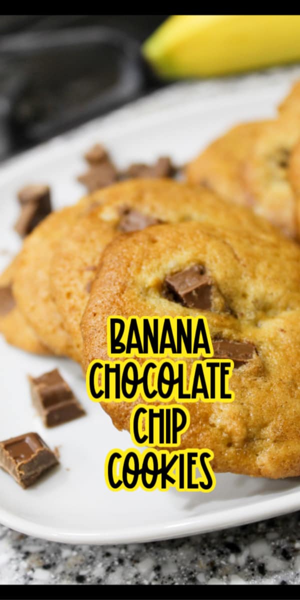 banana chocolate chip cookies
