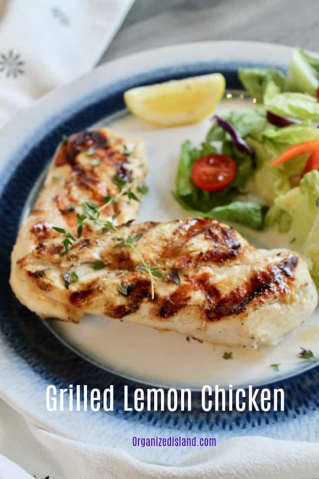 Grilled Lemon Chicken with Thyme