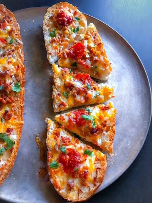 3 Meat Spicy French Bread Pizza | Throw Your Best Game Day Get Together Ever! | Organized Island