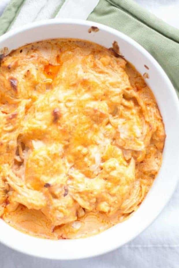 Best Buffalo Chicken Dip | 20 Easy & Delicious Game Day Recipes | Organized Island