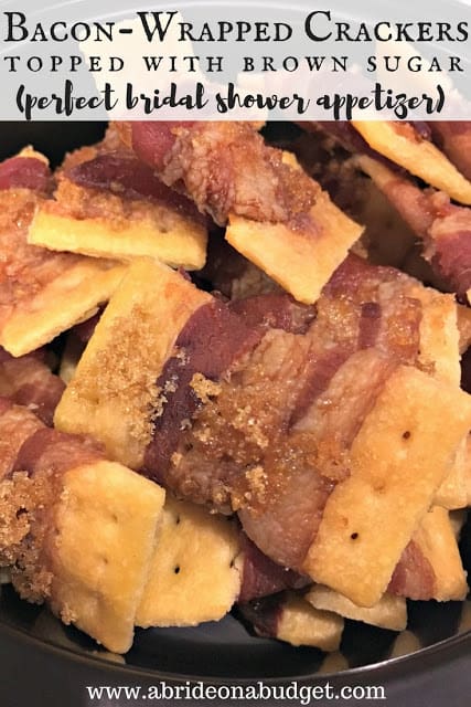 Bacon Wrapped Crackers Topped with Brown Sugar | Throw Your Best Game Day Get Together Ever! | Organized Island
