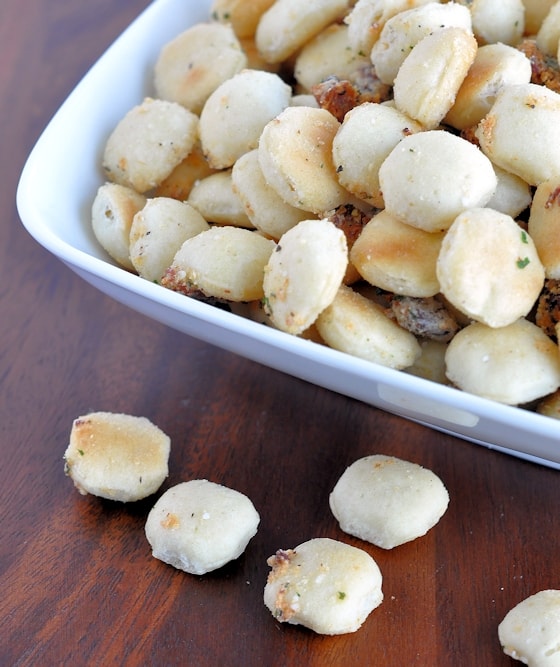 Parmesan Bacon Ranch Oyster Crackers | Throw Your Best Game Day Get Together Ever! | Organized Island