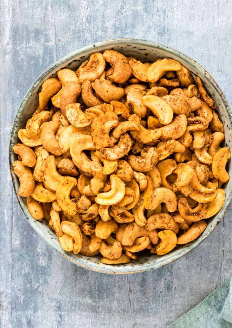 16 Simple and Savory Christmas Gift Ideas | Spicy Roasted Cashew Nuts | Recipes from a Pantry