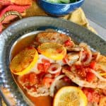 Skillet Pork Chops with Honey on platter.