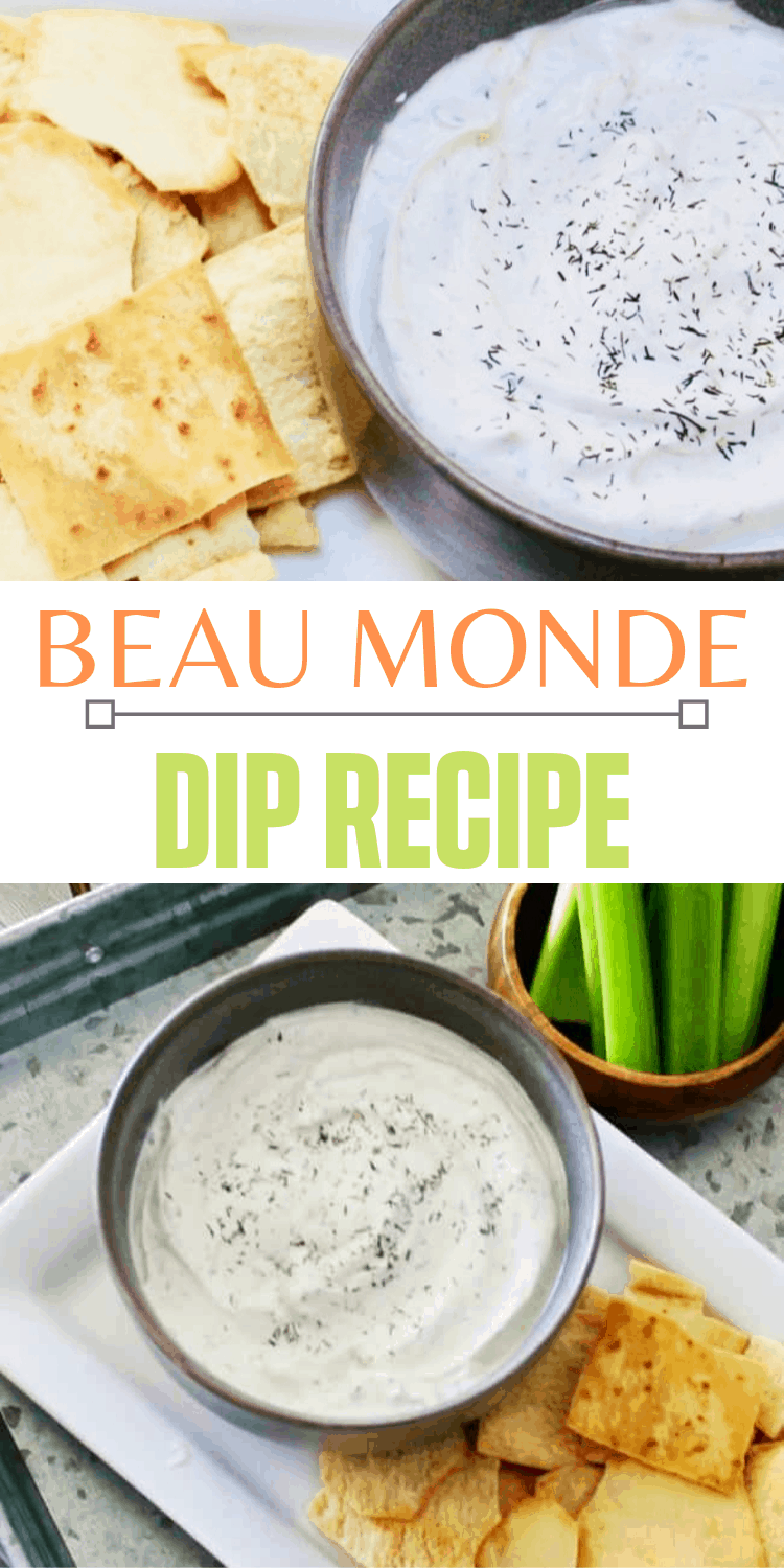 Beau Monde Dip Recipe