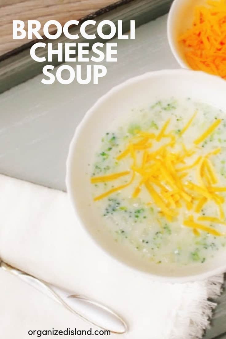 Easy Broccoli and Cheese Soup 