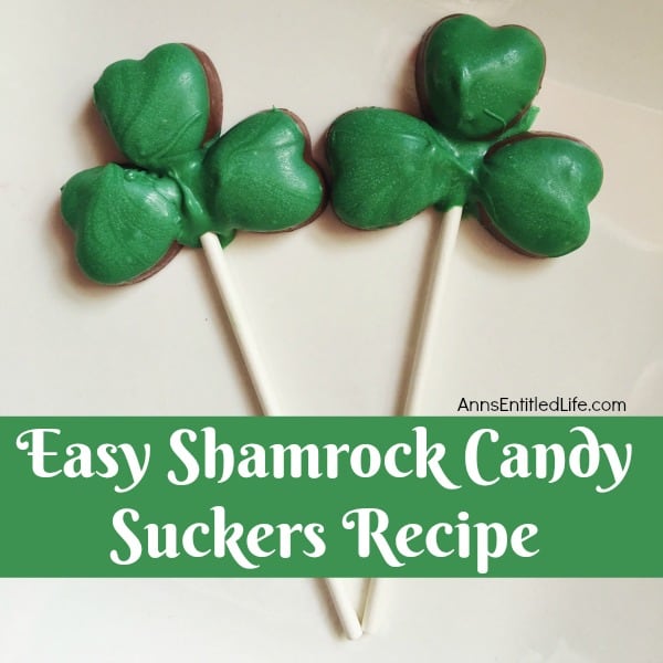 shamrock sucker pops